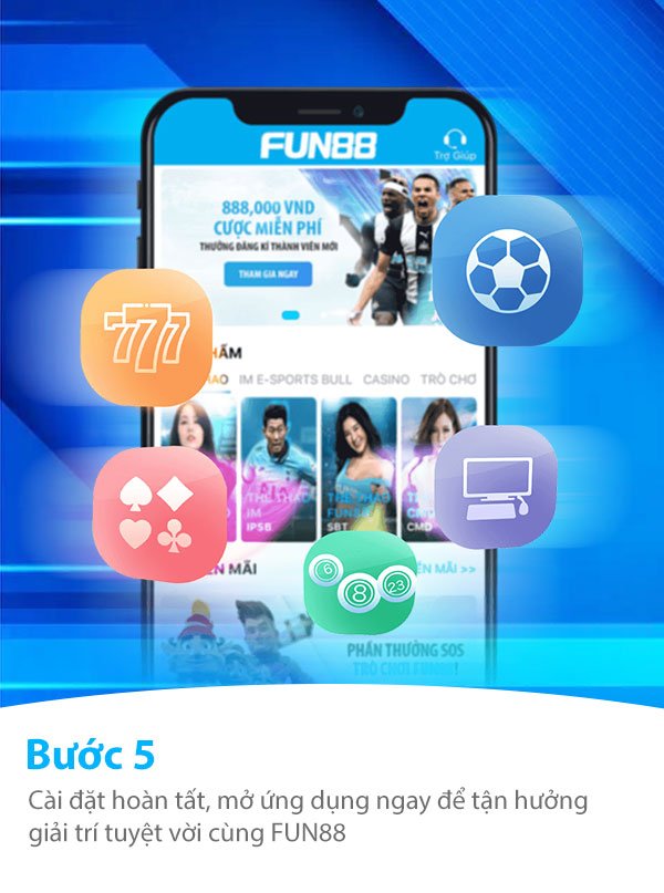 Hướng dẫn cách tải App Fun88 về điện thoại